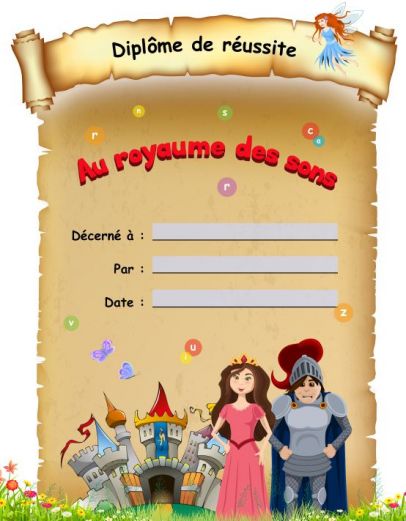 Un diplôme pour vos élèves